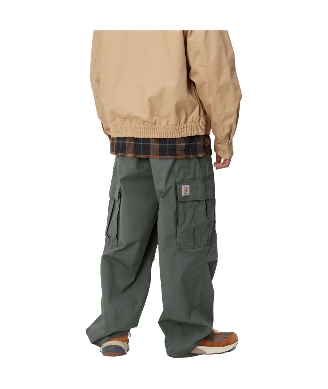 CARHARTT WIP Зеленые повседневные брюки, фото 3
