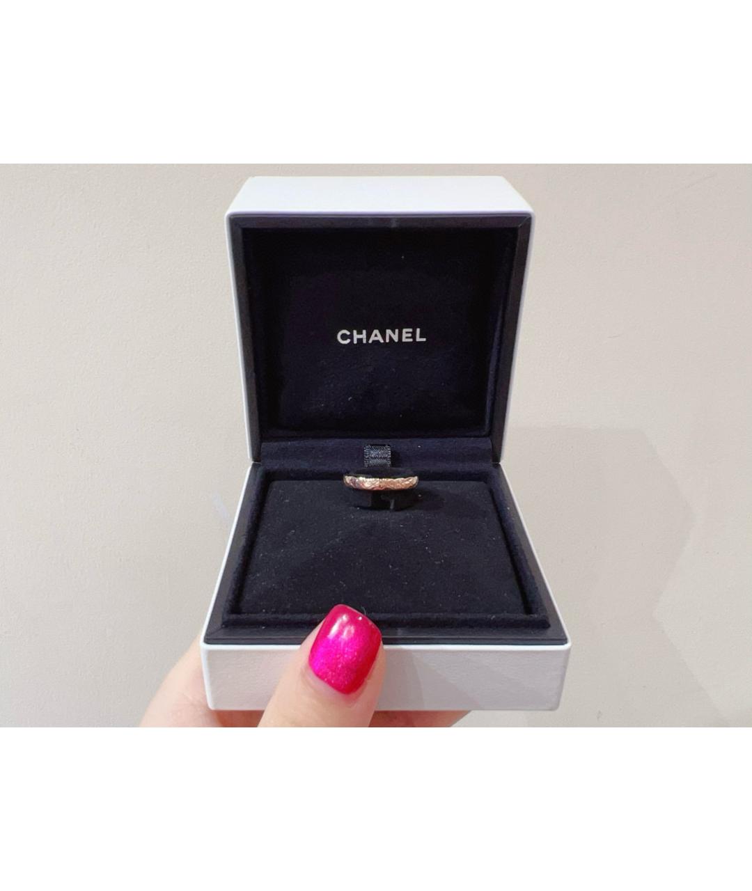 CHANEL PRE-OWNED Золотое кольцо из розового золота, фото 3