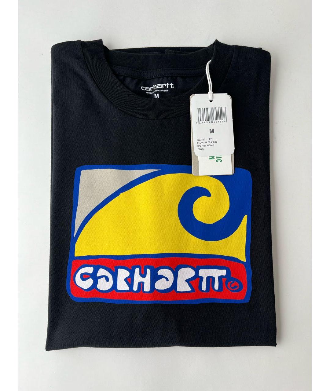 CARHARTT WIP Черная футболка, фото 3