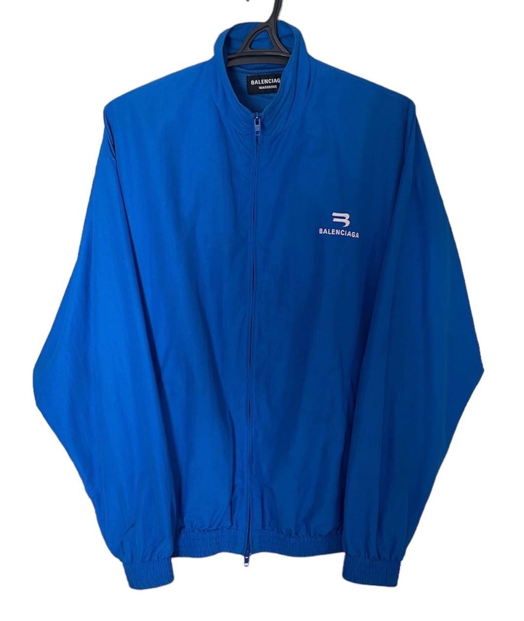 BALENCIAGA Синяя спортивная куртка, фото 5