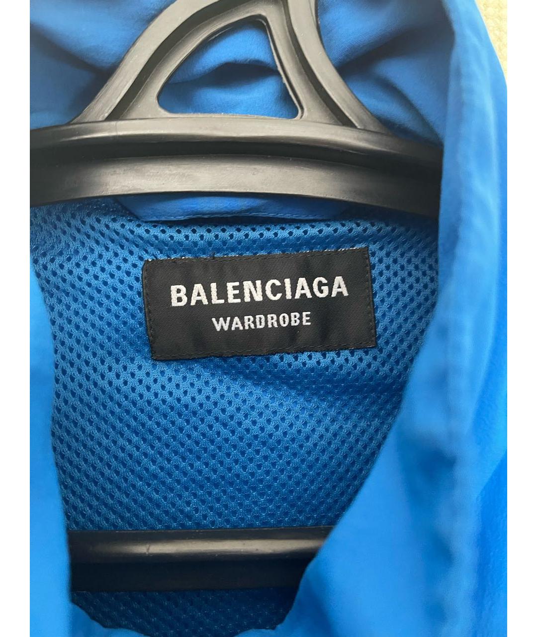 BALENCIAGA Синяя спортивная куртка, фото 3