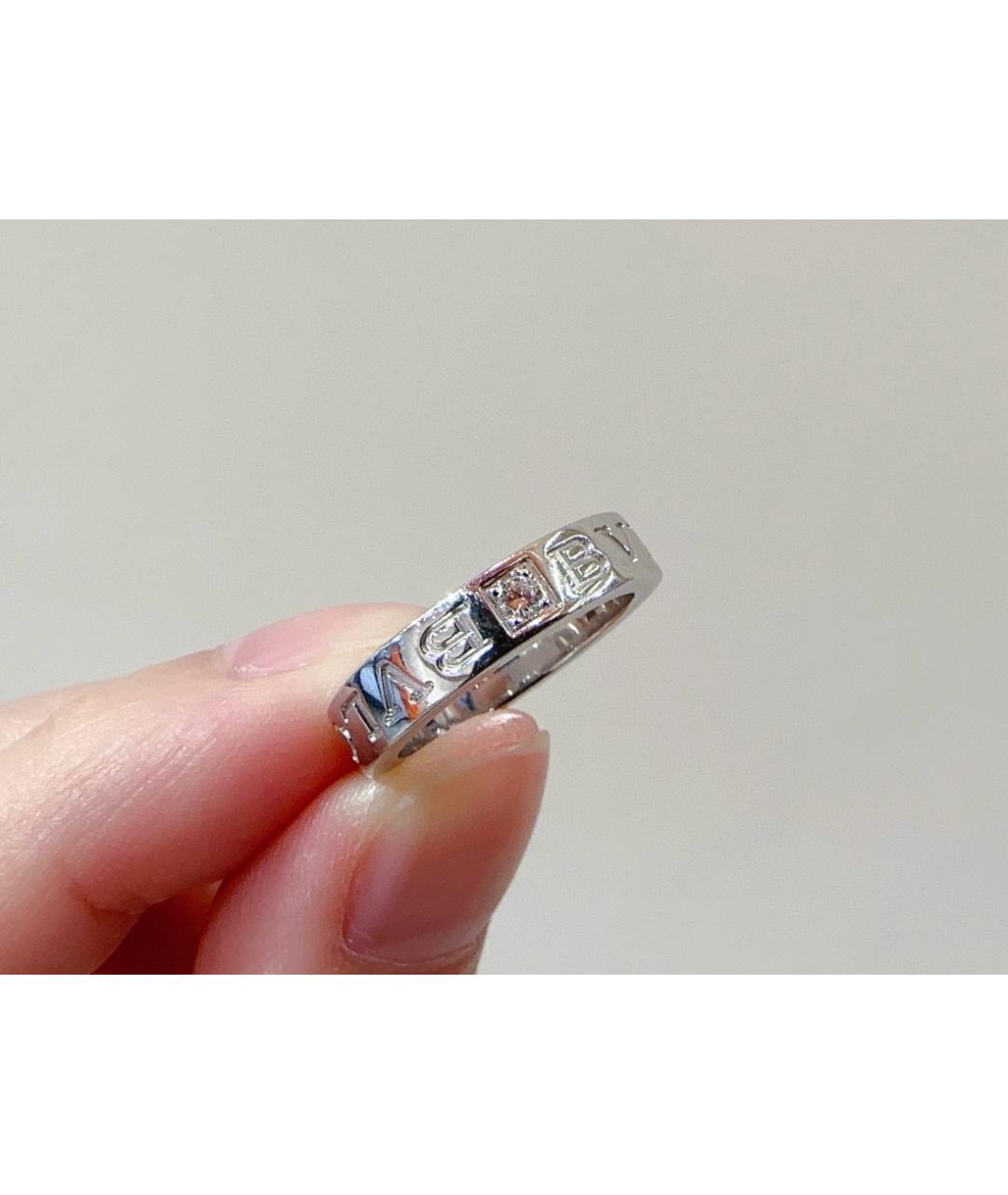 BVLGARI Белое кольцо из белого золота, фото 4