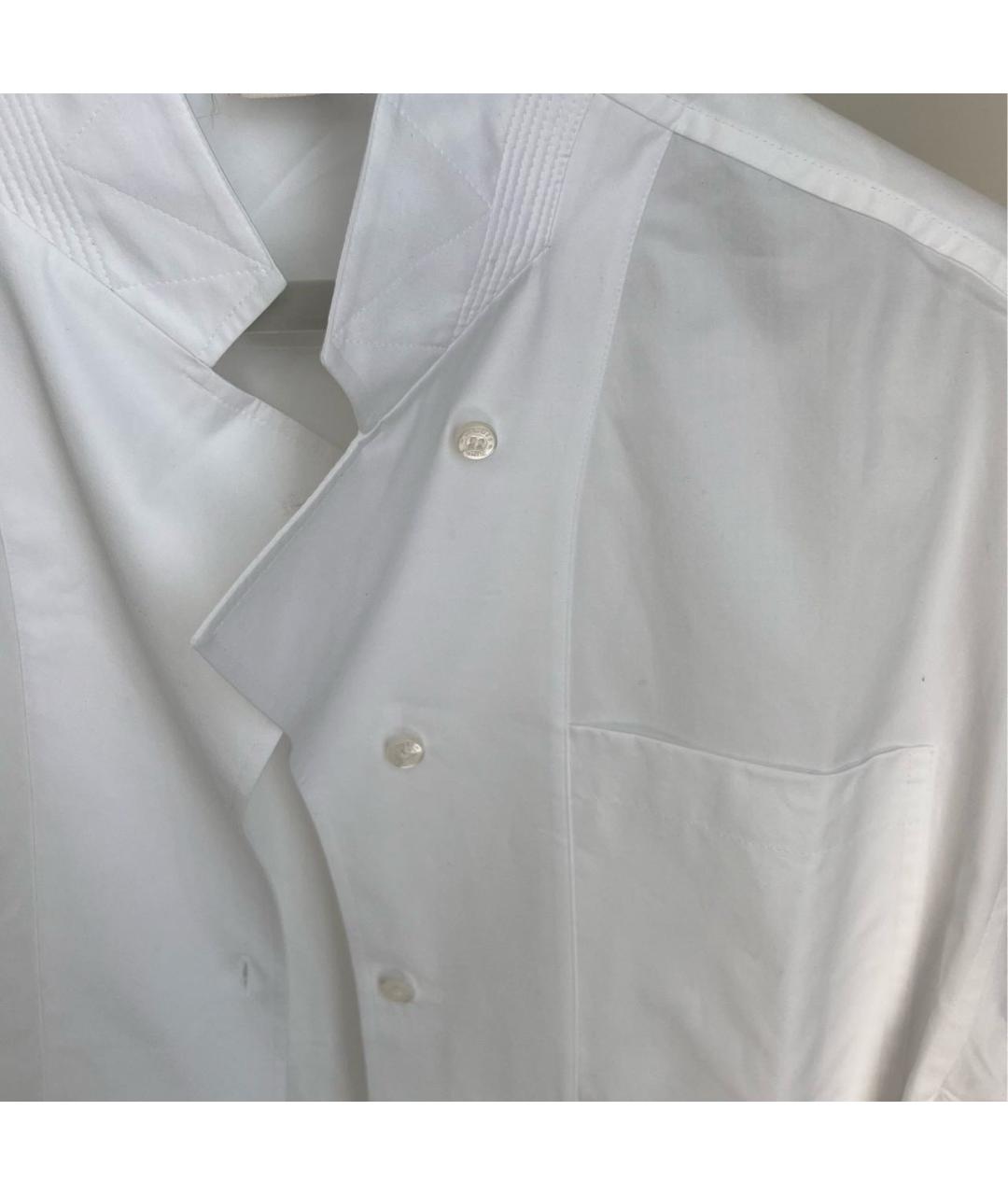 HERMES PRE-OWNED Белая хлопковая рубашка, фото 3