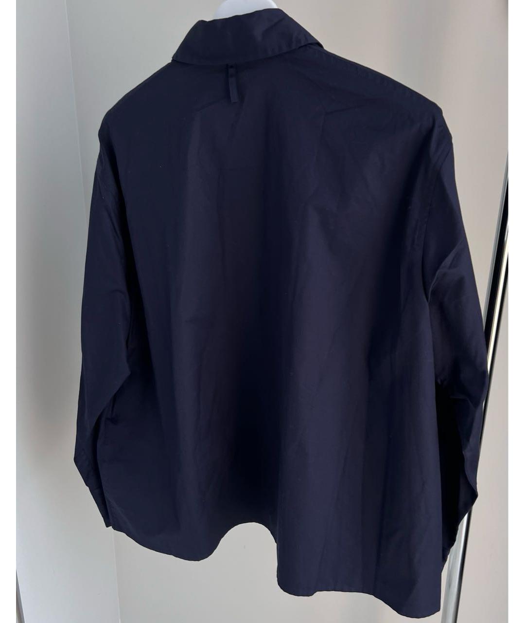 HERMES PRE-OWNED Темно-синяя хлопковая рубашка, фото 2