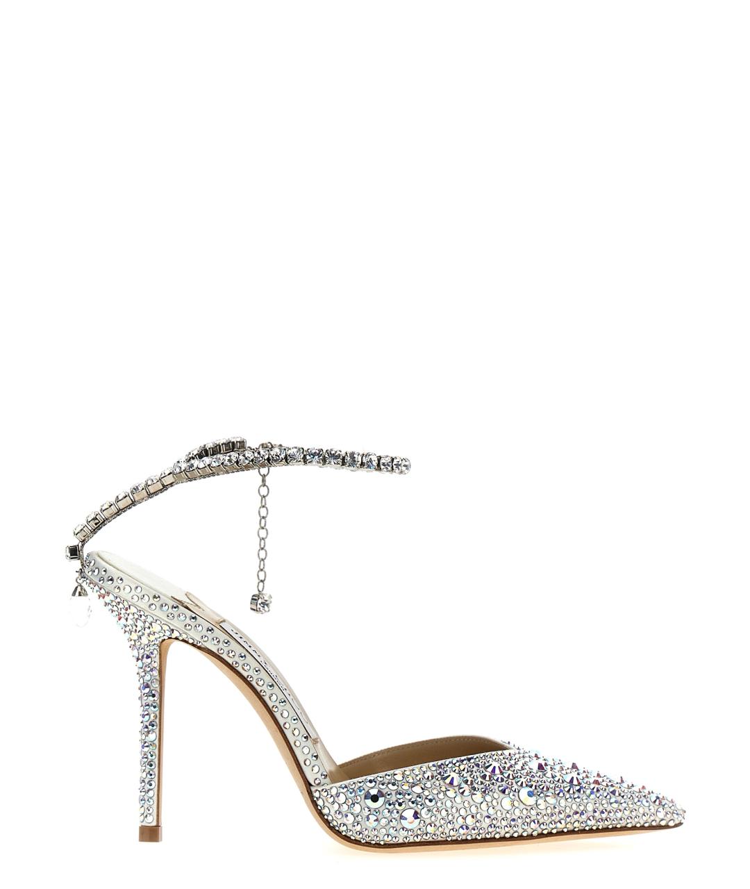 JIMMY CHOO Серебряные туфли, фото 1