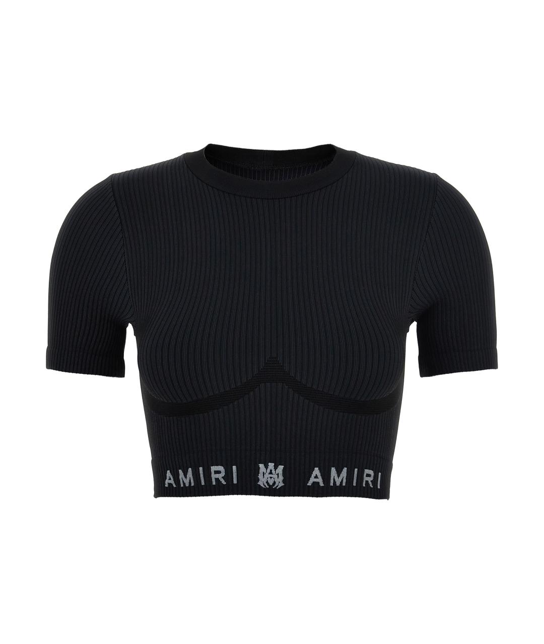 AMIRI Черная полиамидовая блузы, фото 1