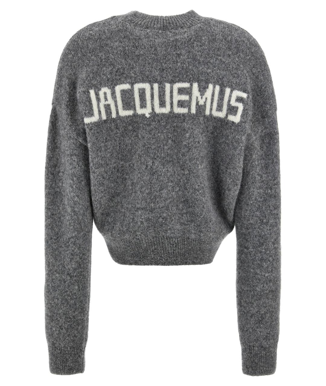 JACQUEMUS Серый джемпер / свитер, фото 2