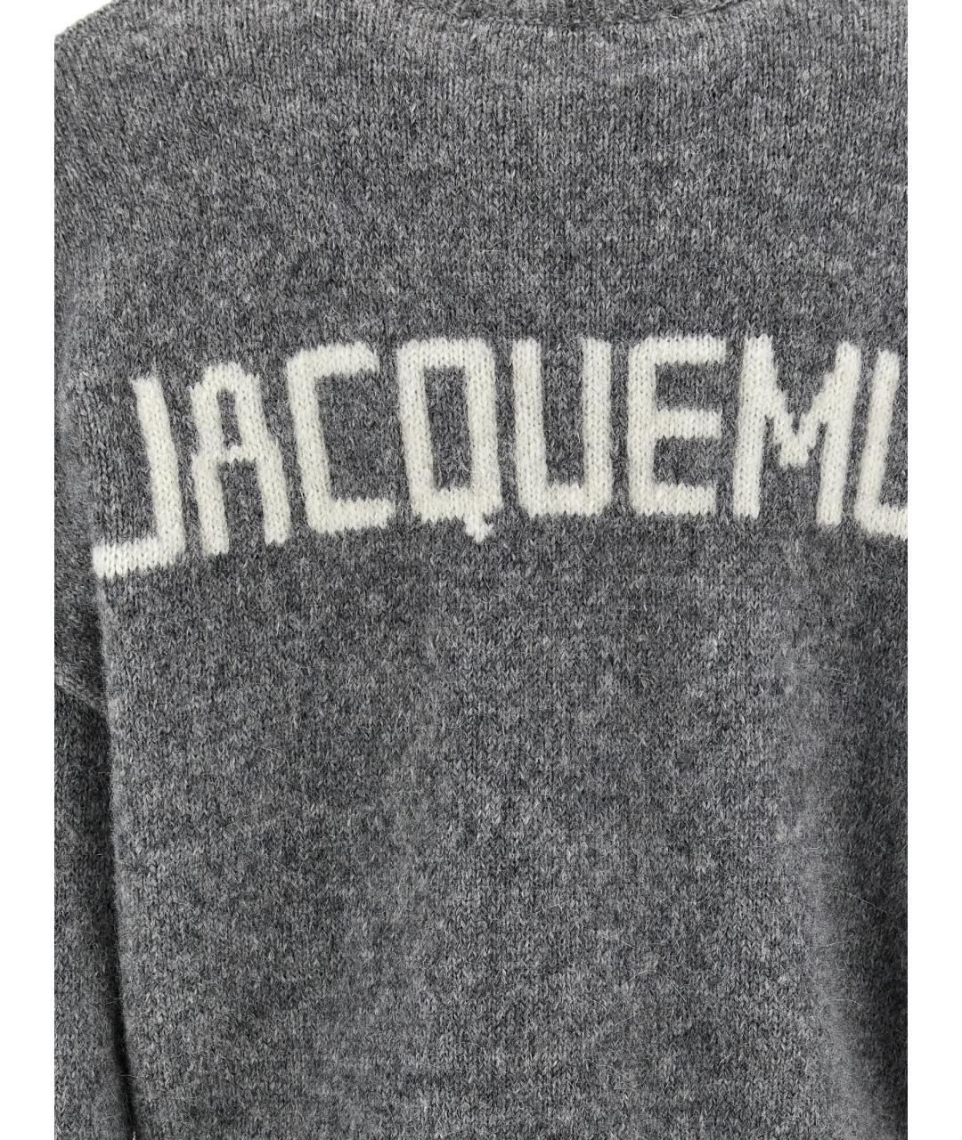 JACQUEMUS Серый джемпер / свитер, фото 4