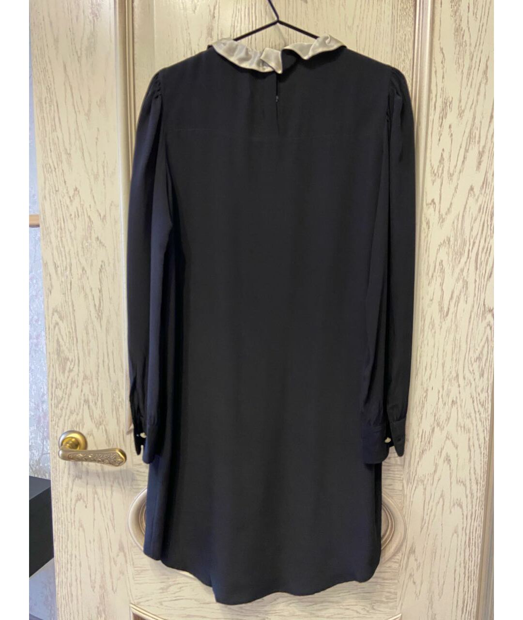 ISABEL MARANT Черное шелковое повседневное платье, фото 2