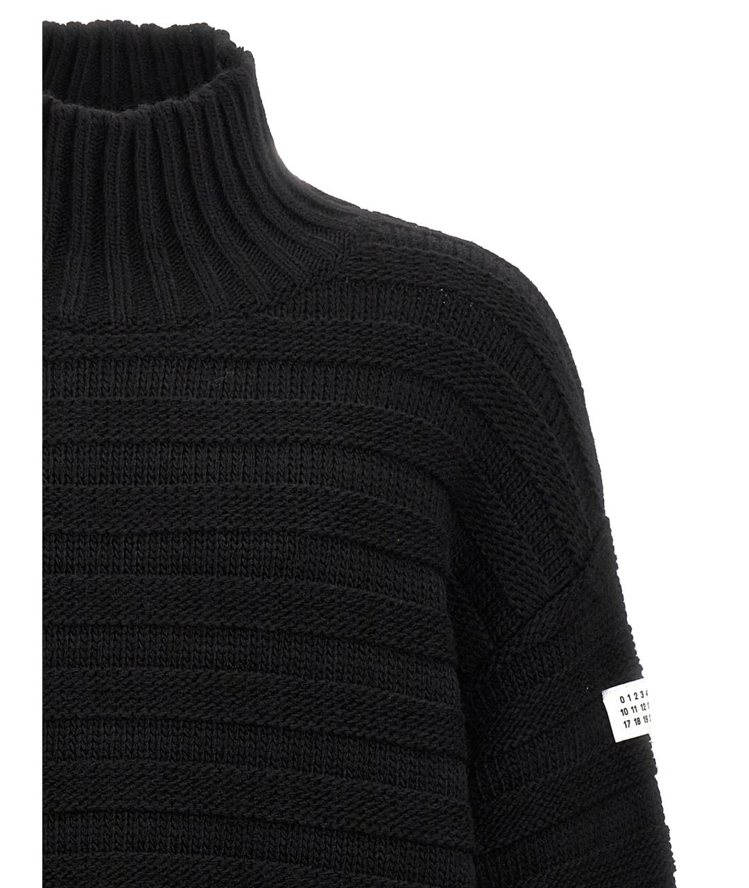 MM6 MAISON MARGIELA Черный шерстяной джемпер / свитер, фото 3
