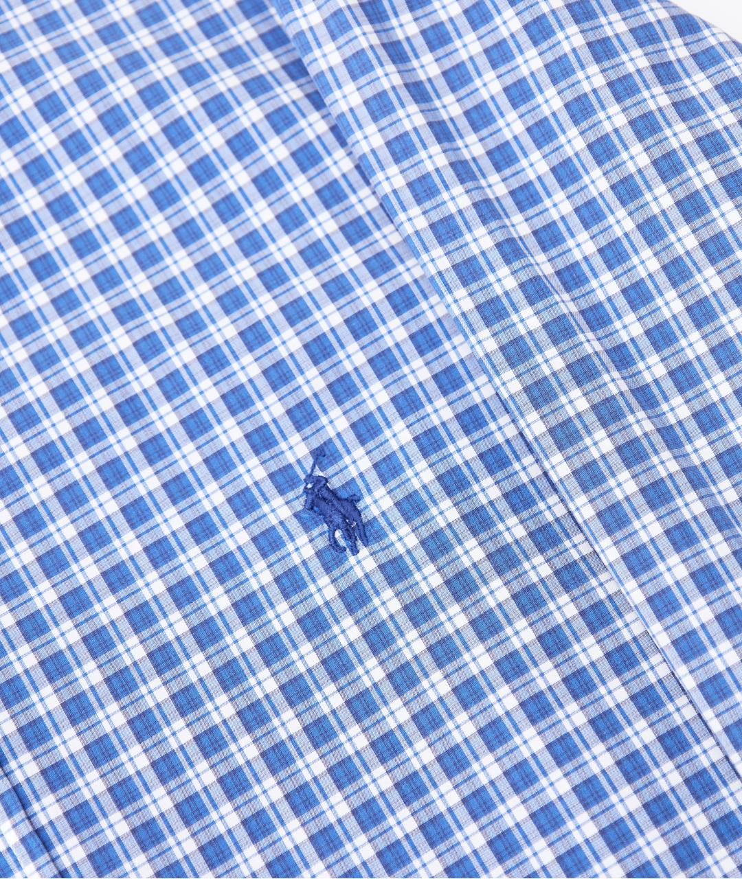 POLO RALPH LAUREN Синяя хлопковая рубашка, фото 4