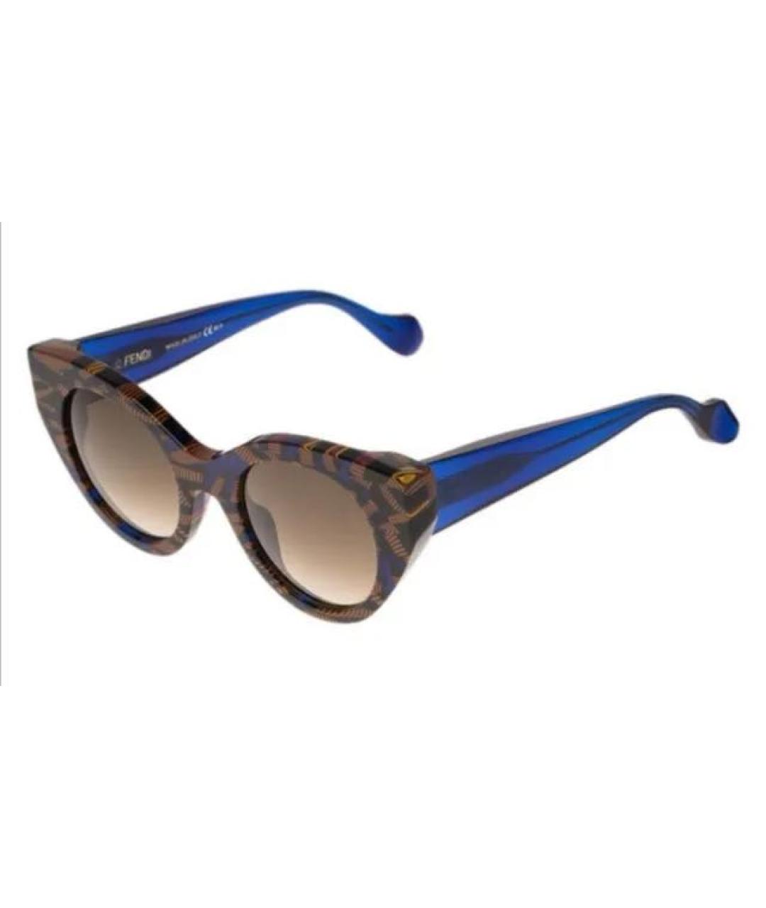 FENDI Мульти пластиковые солнцезащитные очки, фото 2