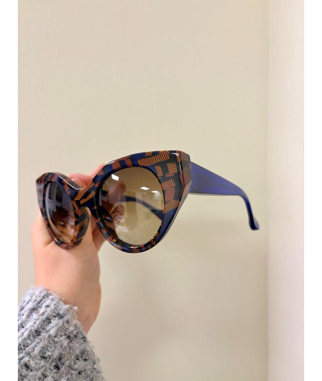 FENDI Мульти пластиковые солнцезащитные очки, фото 5