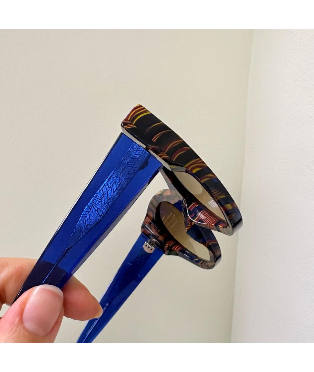 FENDI Мульти пластиковые солнцезащитные очки, фото 7