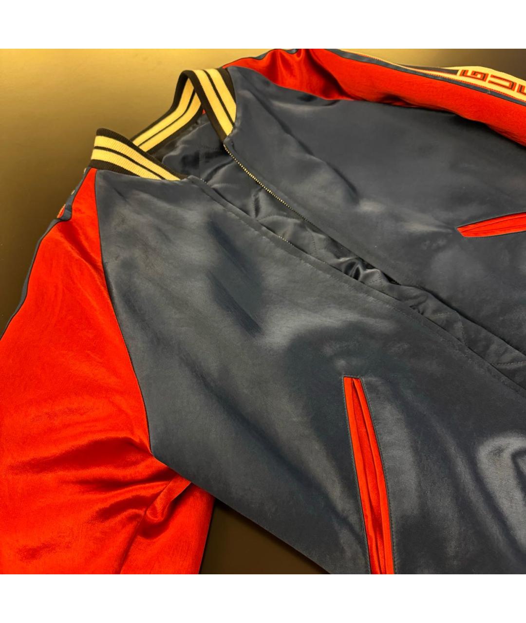 Acetate bomber with gucci stripe best sale