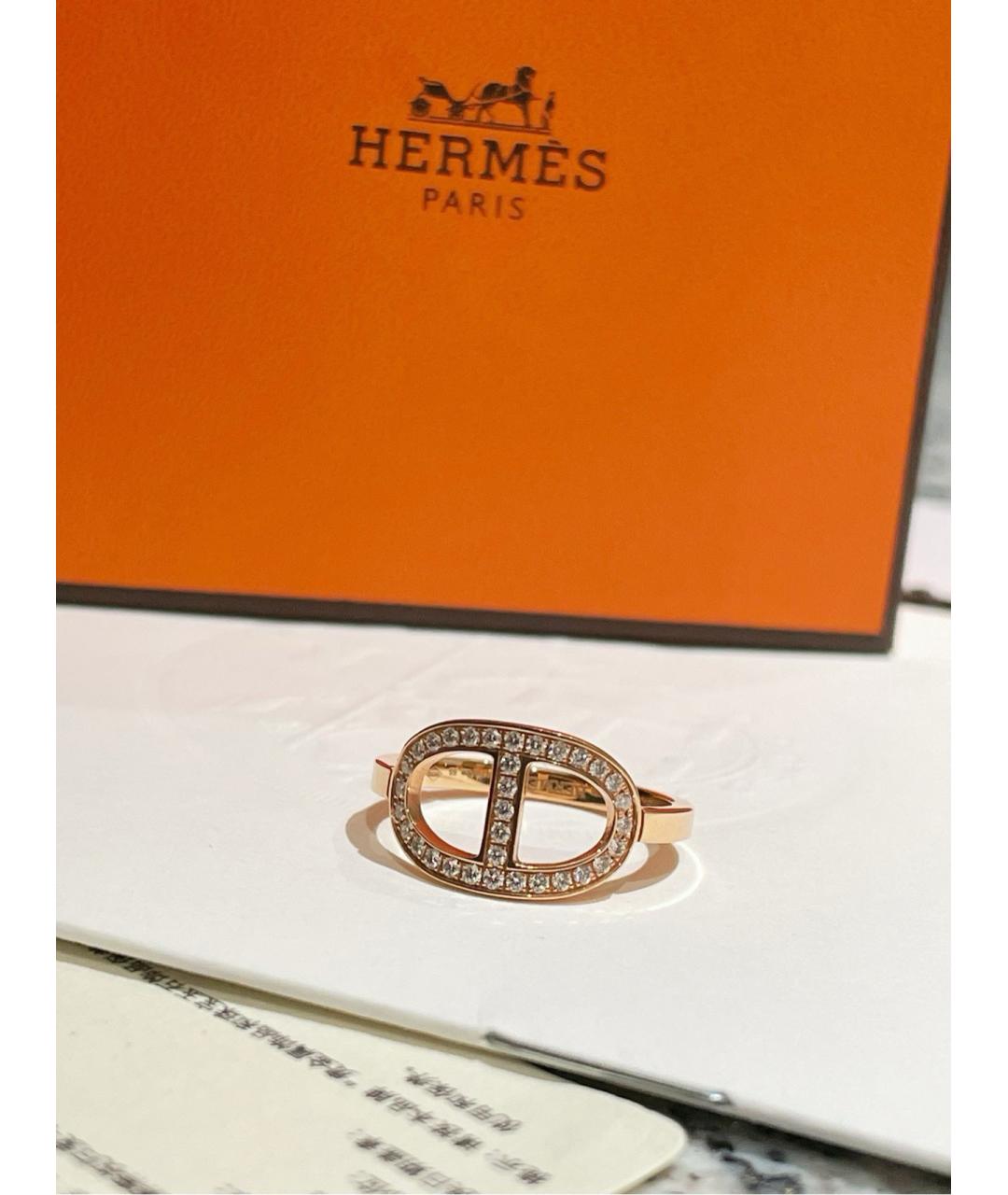 HERMES PRE-OWNED Золотое кольцо из розового золота, фото 2
