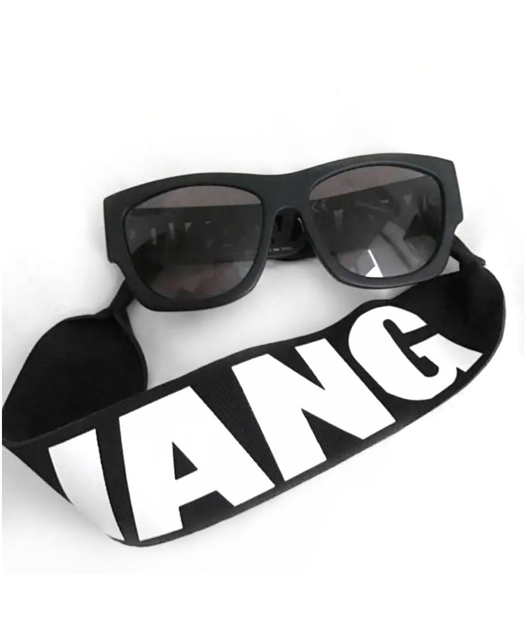 ALEXANDER WANG Черные пластиковые солнцезащитные очки, фото 3
