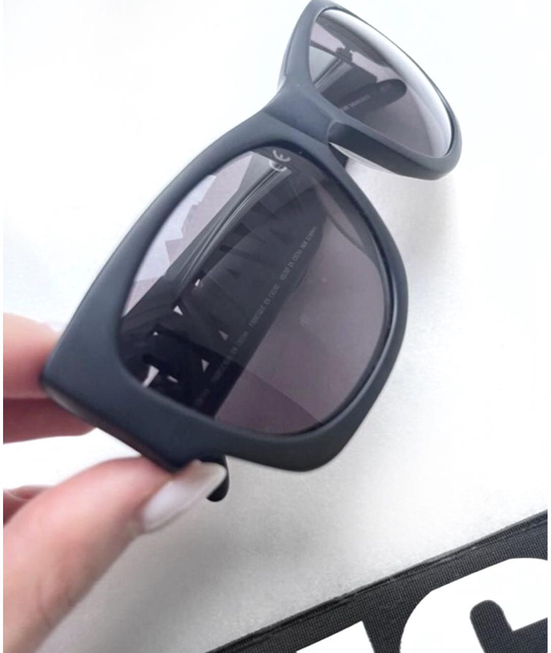 ALEXANDER WANG Черные пластиковые солнцезащитные очки, фото 4