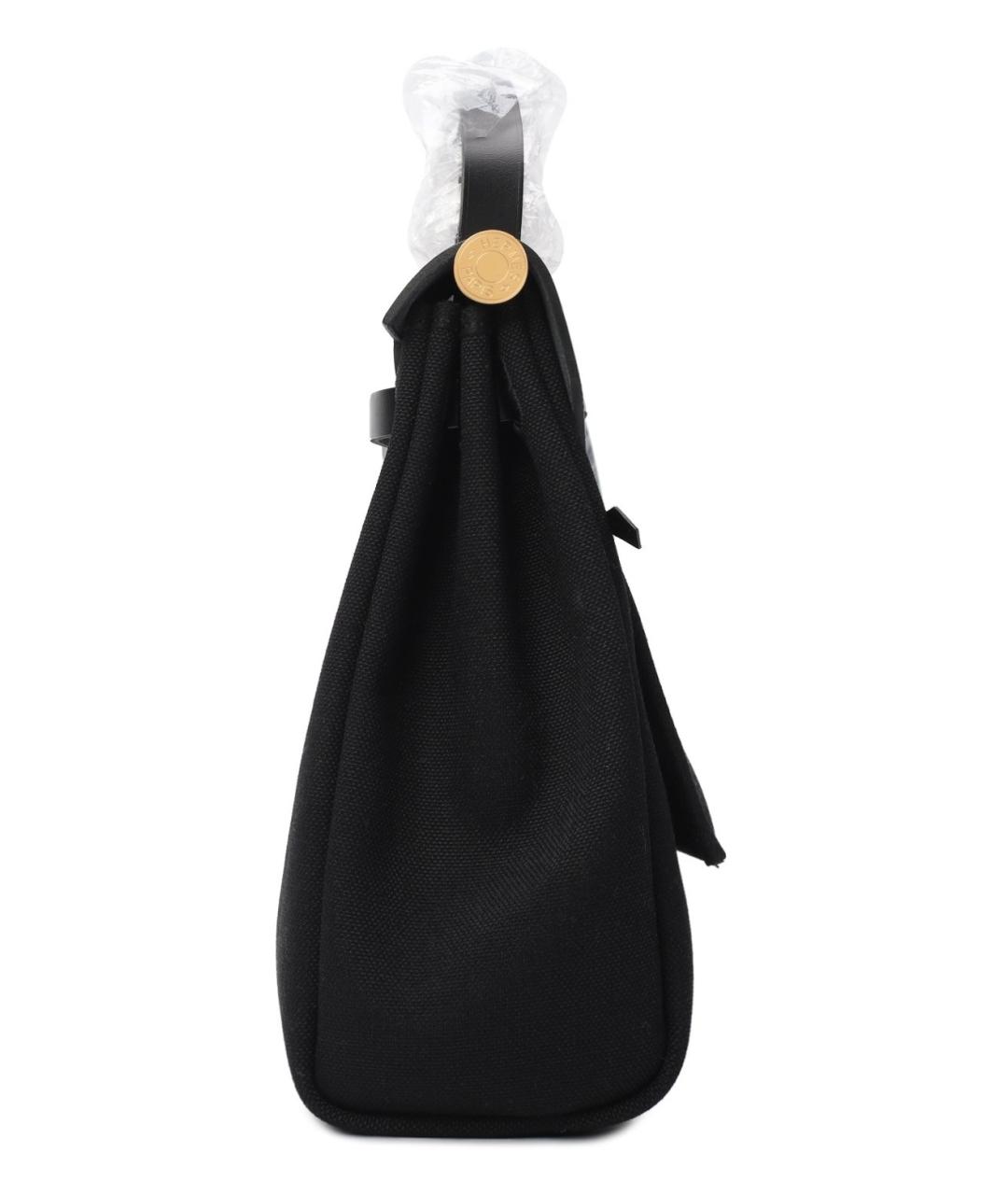 HERMES PRE-OWNED Черная тканевая сумка через плечо, фото 3