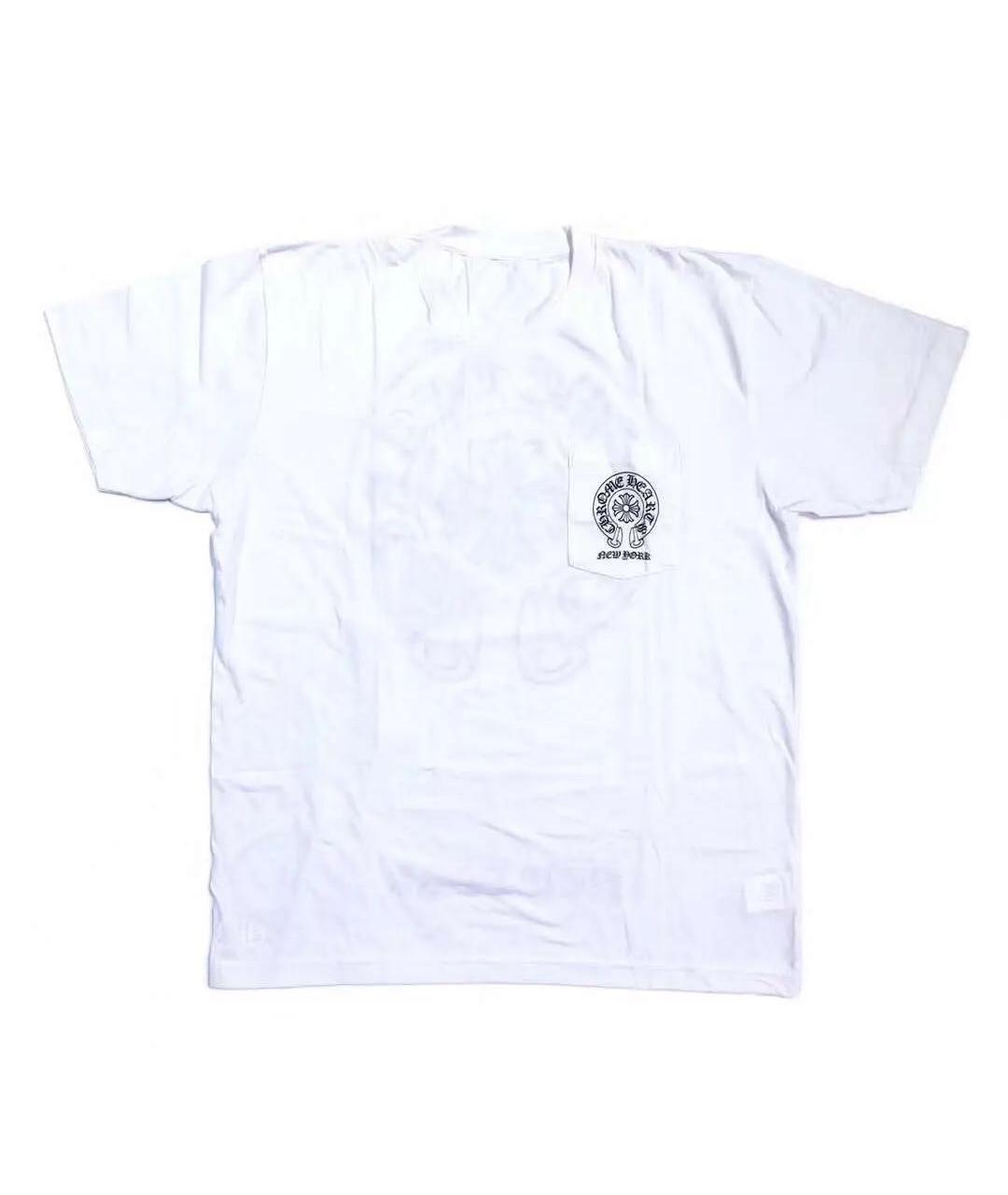 CHROME HEARTS Белая хлопковая футболка, фото 1