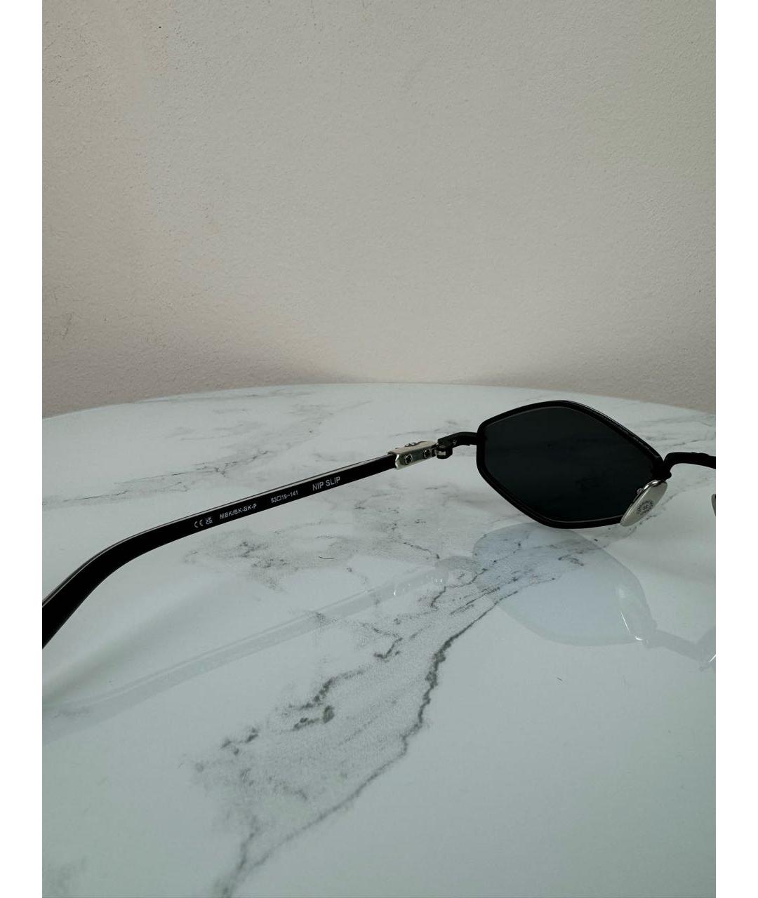 CHROME HEARTS Черные пластиковые солнцезащитные очки, фото 6