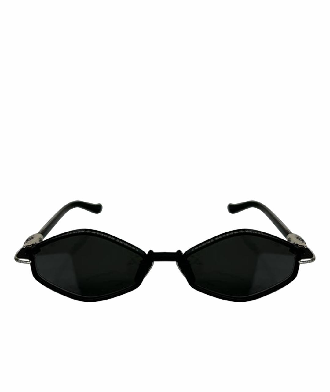 CHROME HEARTS Черные пластиковые солнцезащитные очки, фото 1