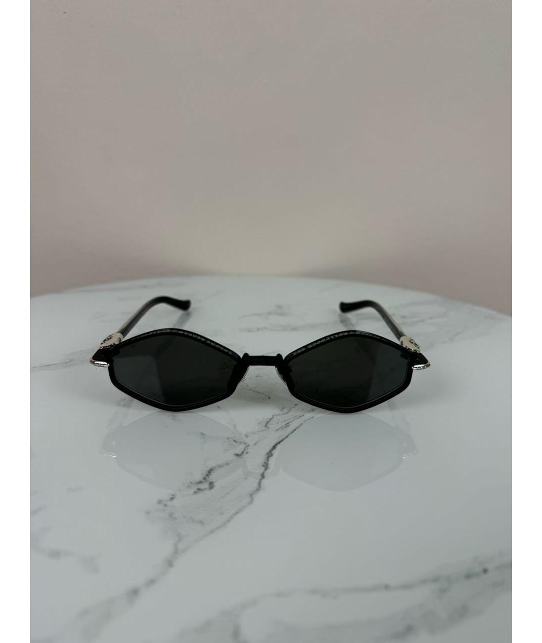 CHROME HEARTS Черные пластиковые солнцезащитные очки, фото 8
