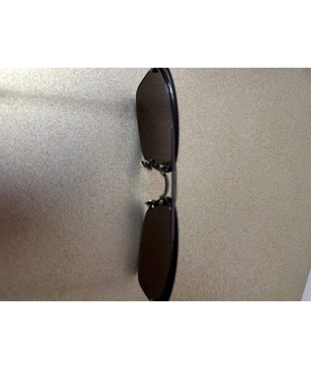 SAINT LAURENT Антрацитовые солнцезащитные очки, фото 6