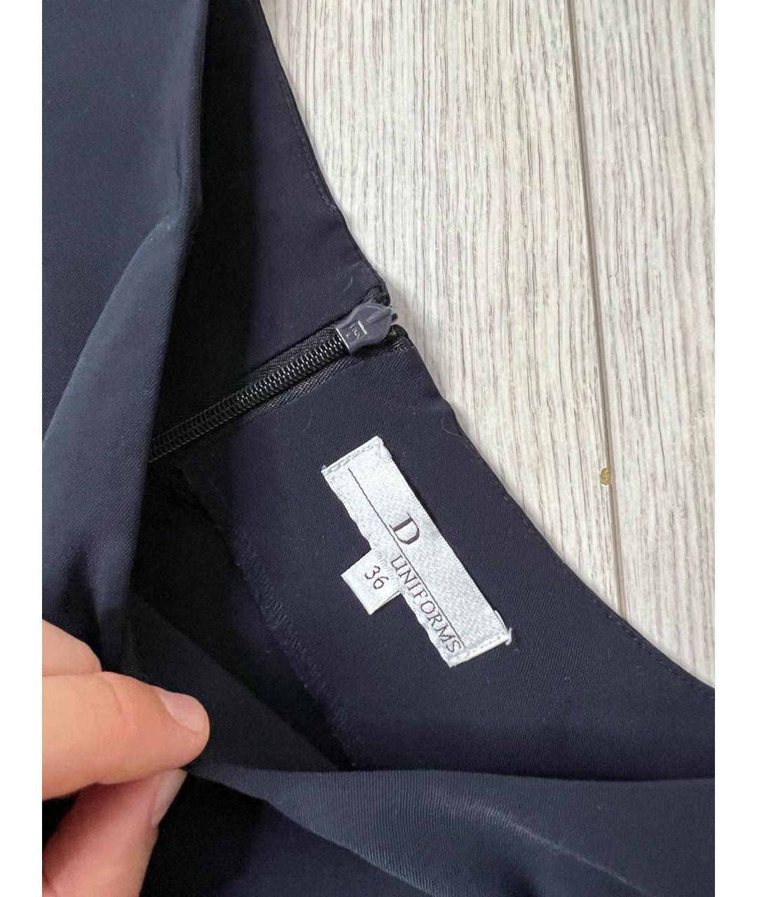 CHRISTIAN DIOR PRE-OWNED Черная полиэстеровая блузы, фото 7