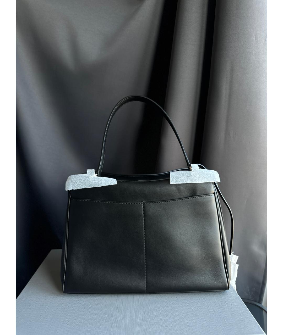 BALENCIAGA Черная кожаная сумка через плечо, фото 3