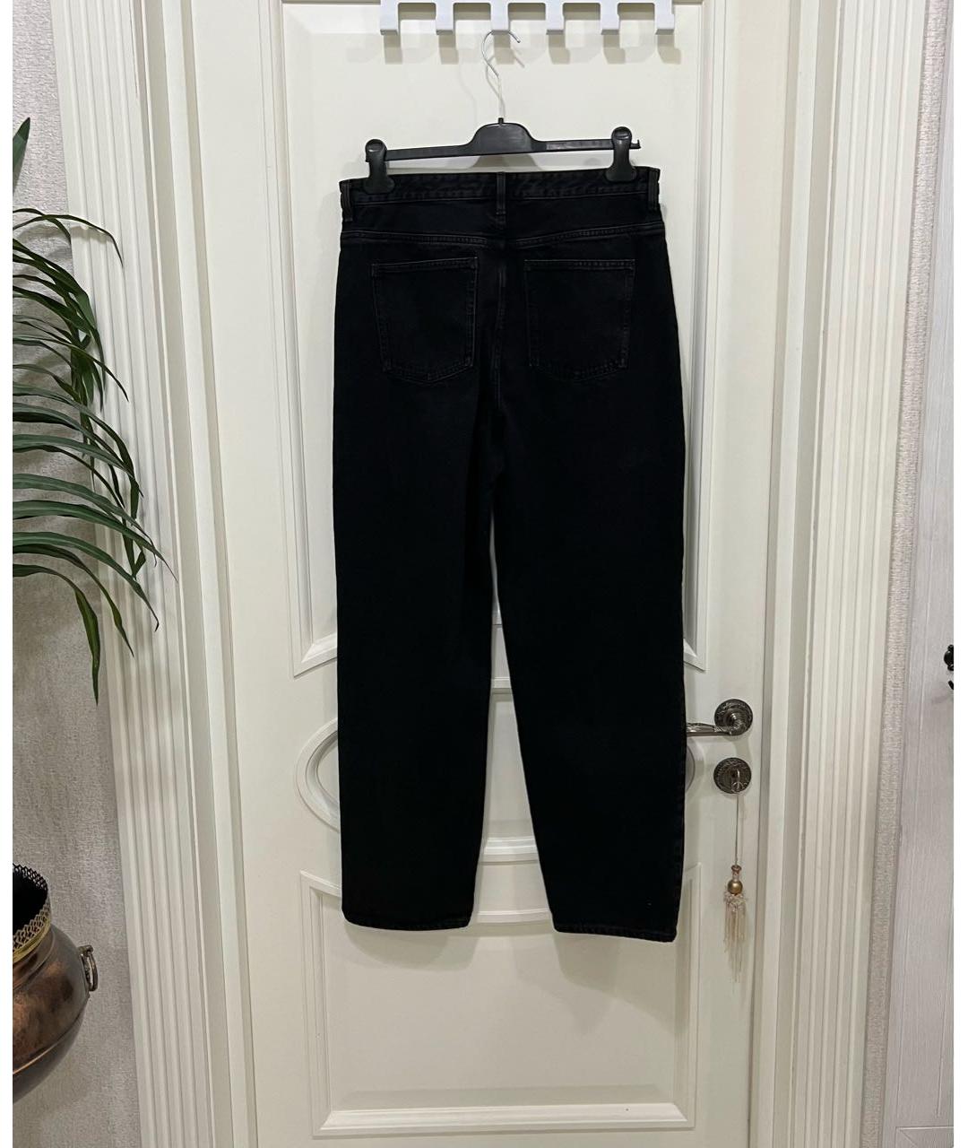 COS Антрацитовые хлопковые прямые джинсы, фото 6