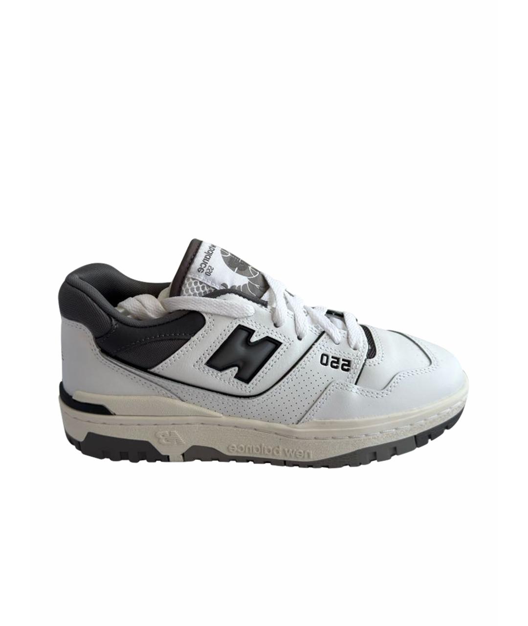 NEW BALANCE Белые кеды из искусственной кожи, фото 1