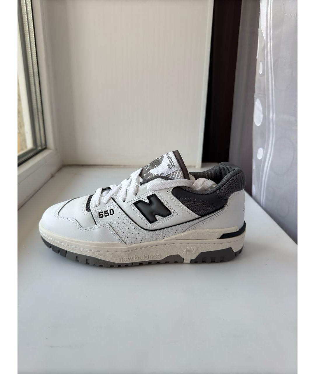 NEW BALANCE Белые кеды из искусственной кожи, фото 8