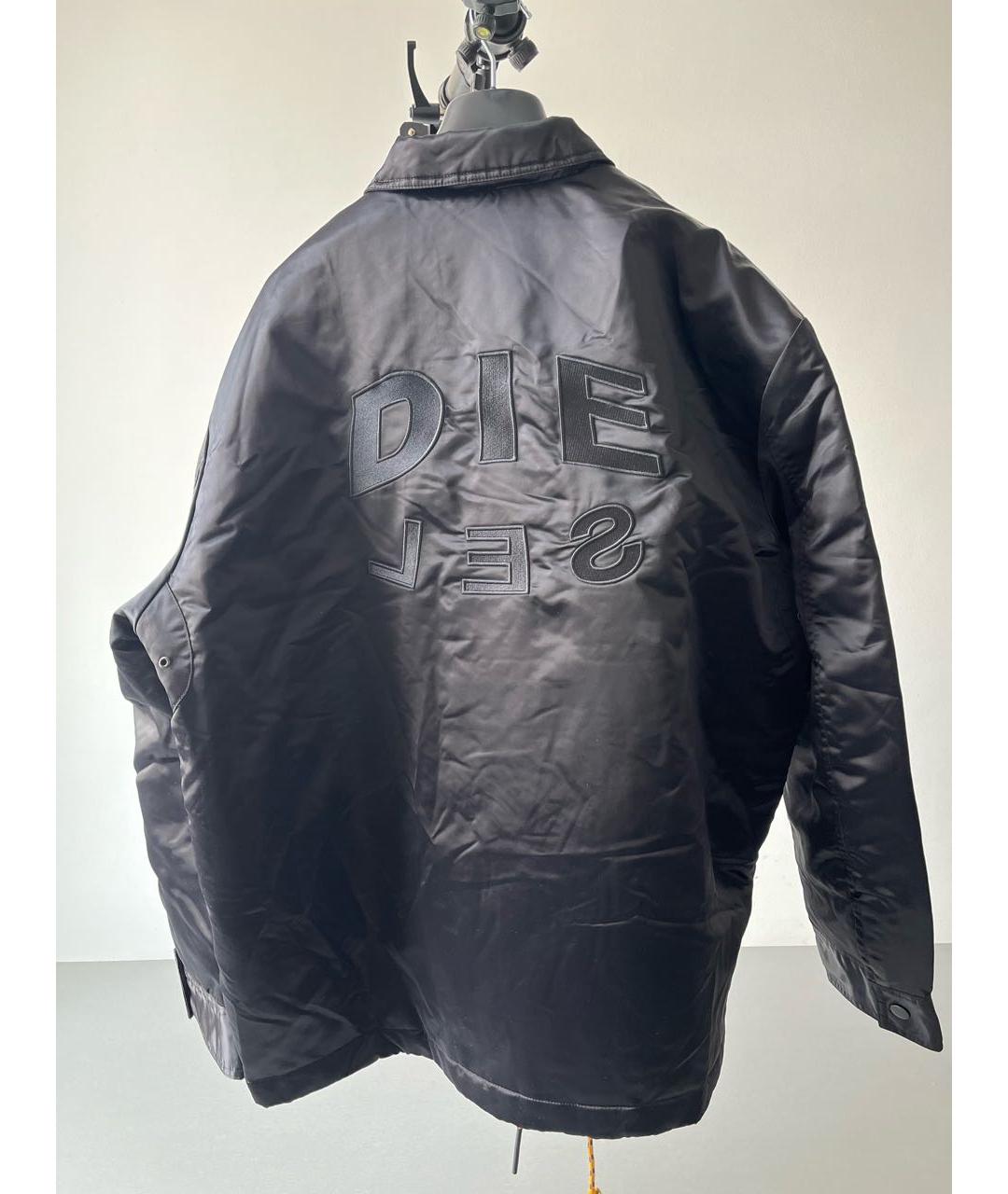DIESEL Черная полиамидовая куртка, фото 2