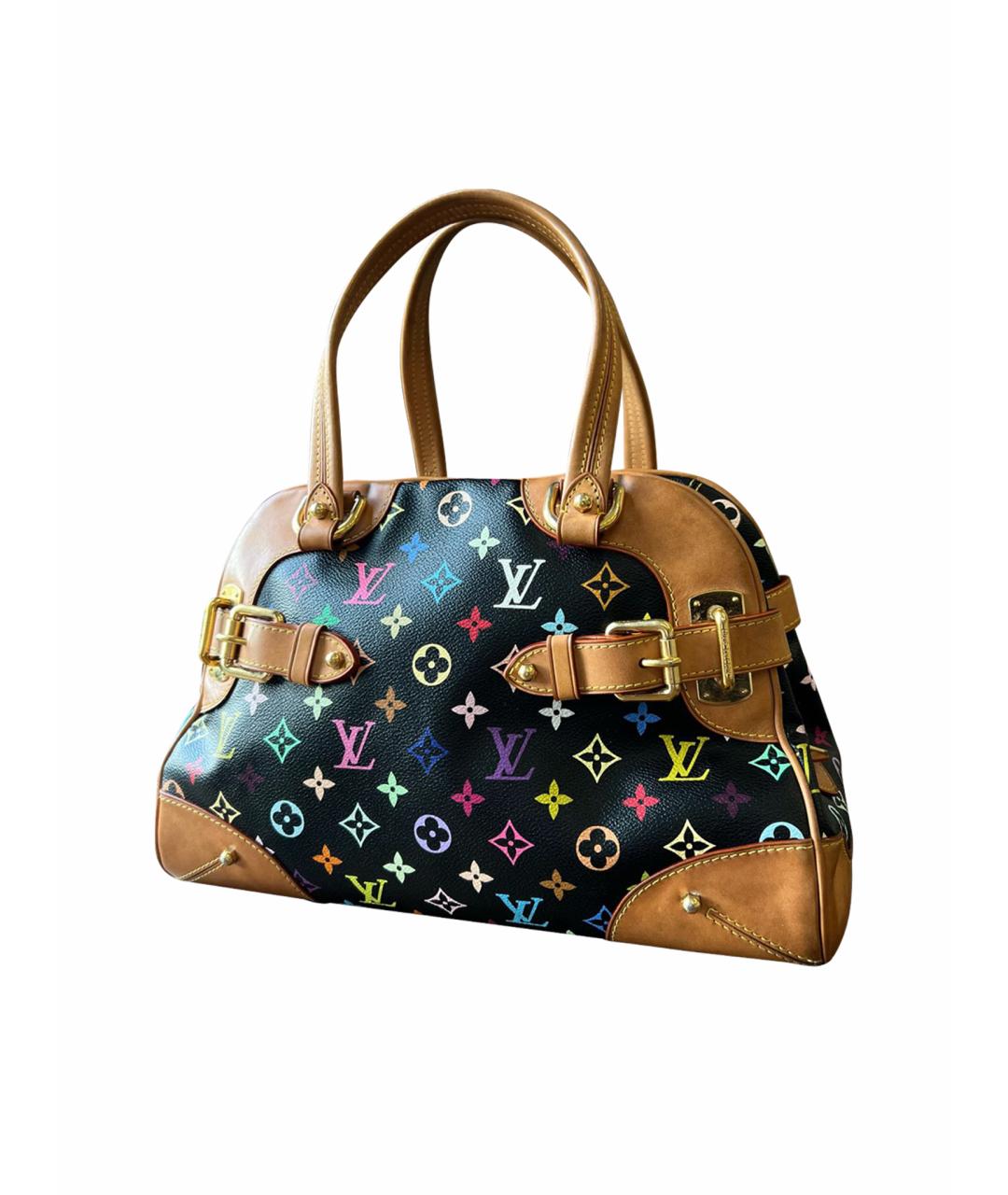 LOUIS VUITTON Черная сумка с короткими ручками, фото 1