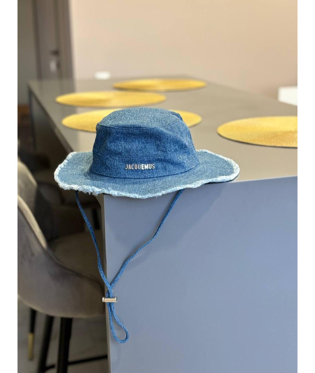 JACQUEMUS Синяя шляпа, фото 6