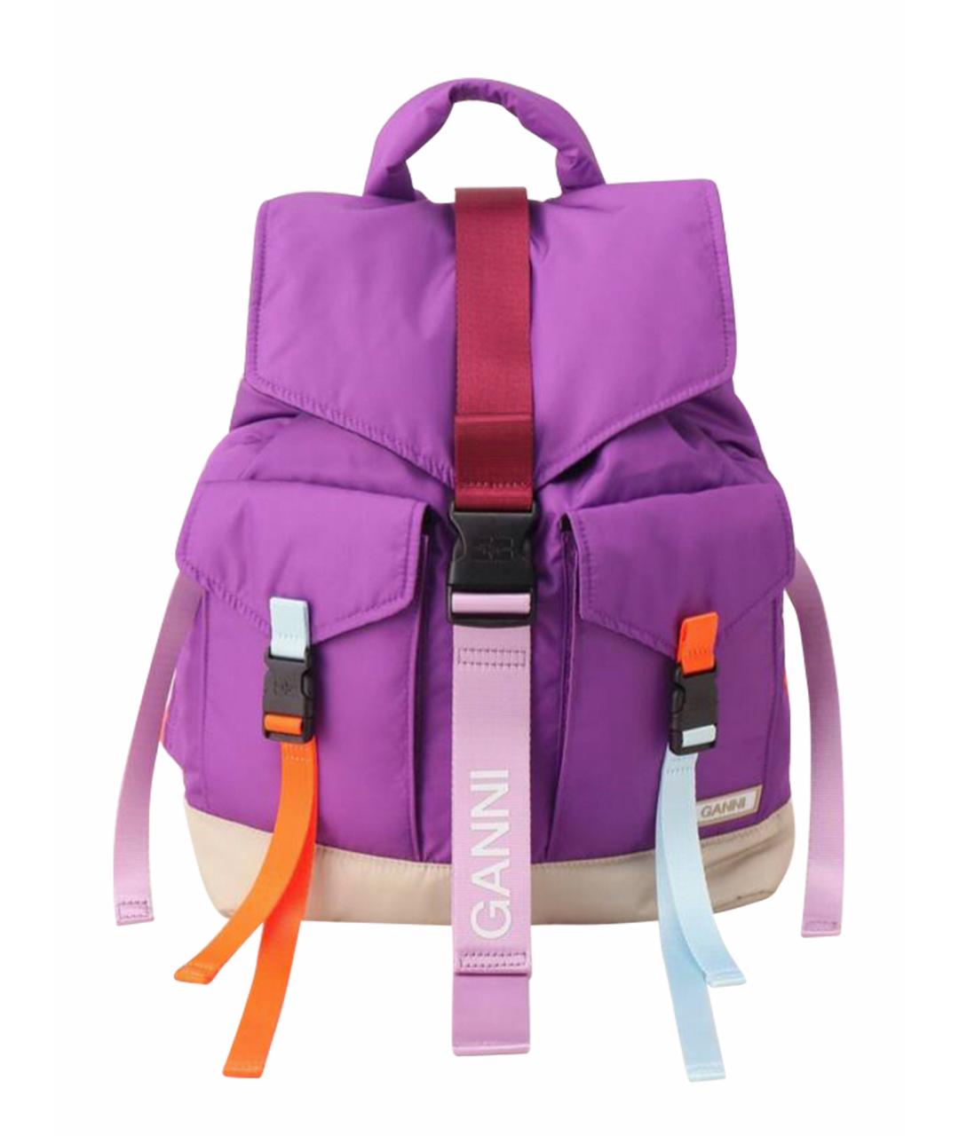 GANNI Фиолетовый рюкзак, фото 1