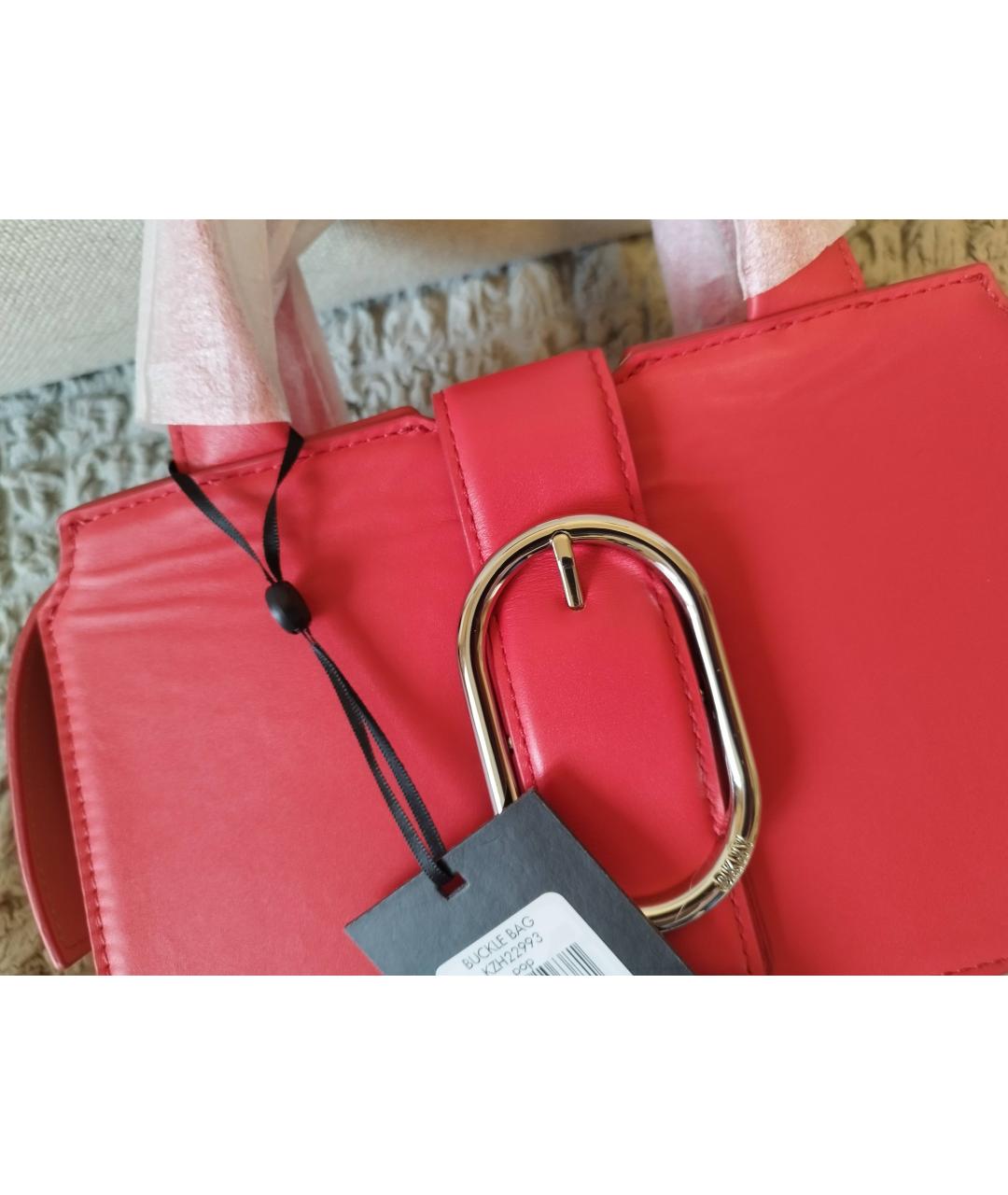 DKNY Кожаная сумка с короткими ручками, фото 6