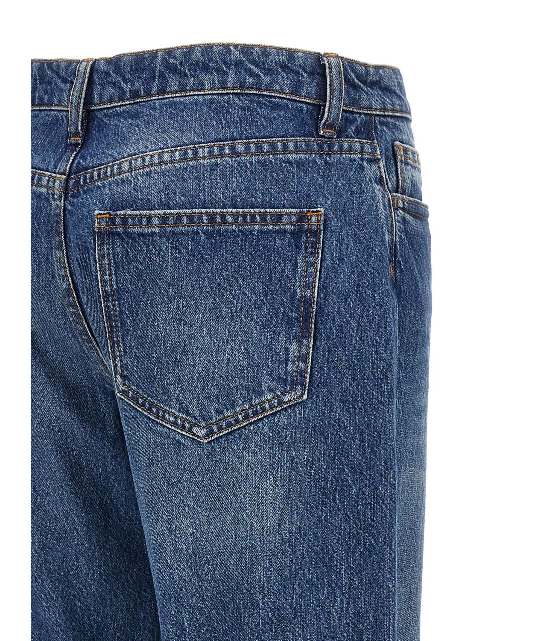 COPERNI Синие хлопковые прямые джинсы, фото 4