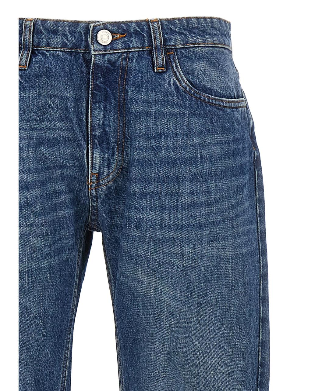 COPERNI Синие хлопковые прямые джинсы, фото 3