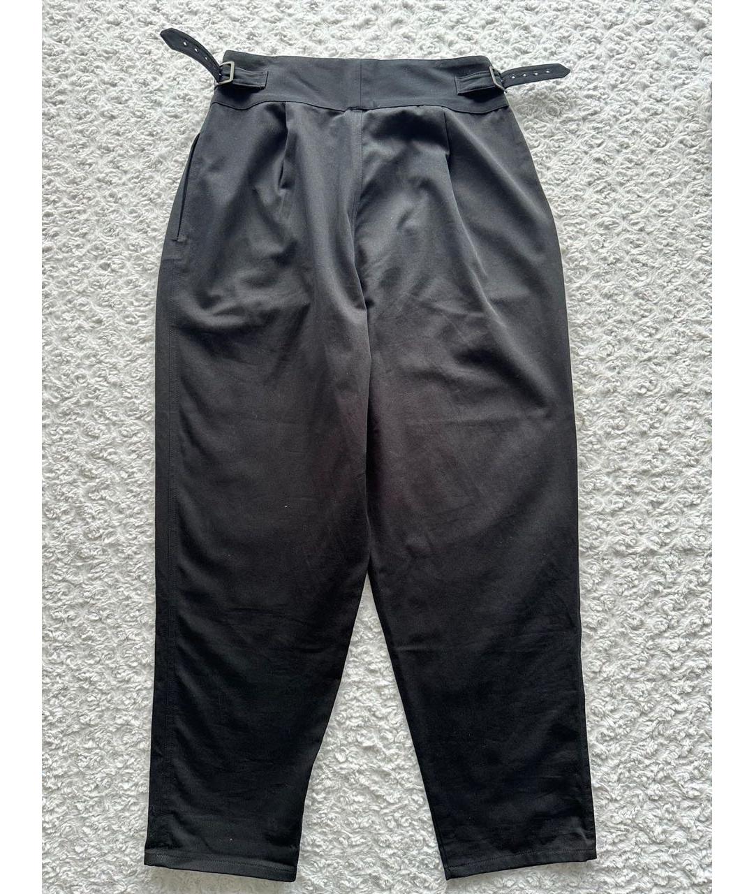 GIVENCHY Черные хлопковые брюки широкие, фото 2