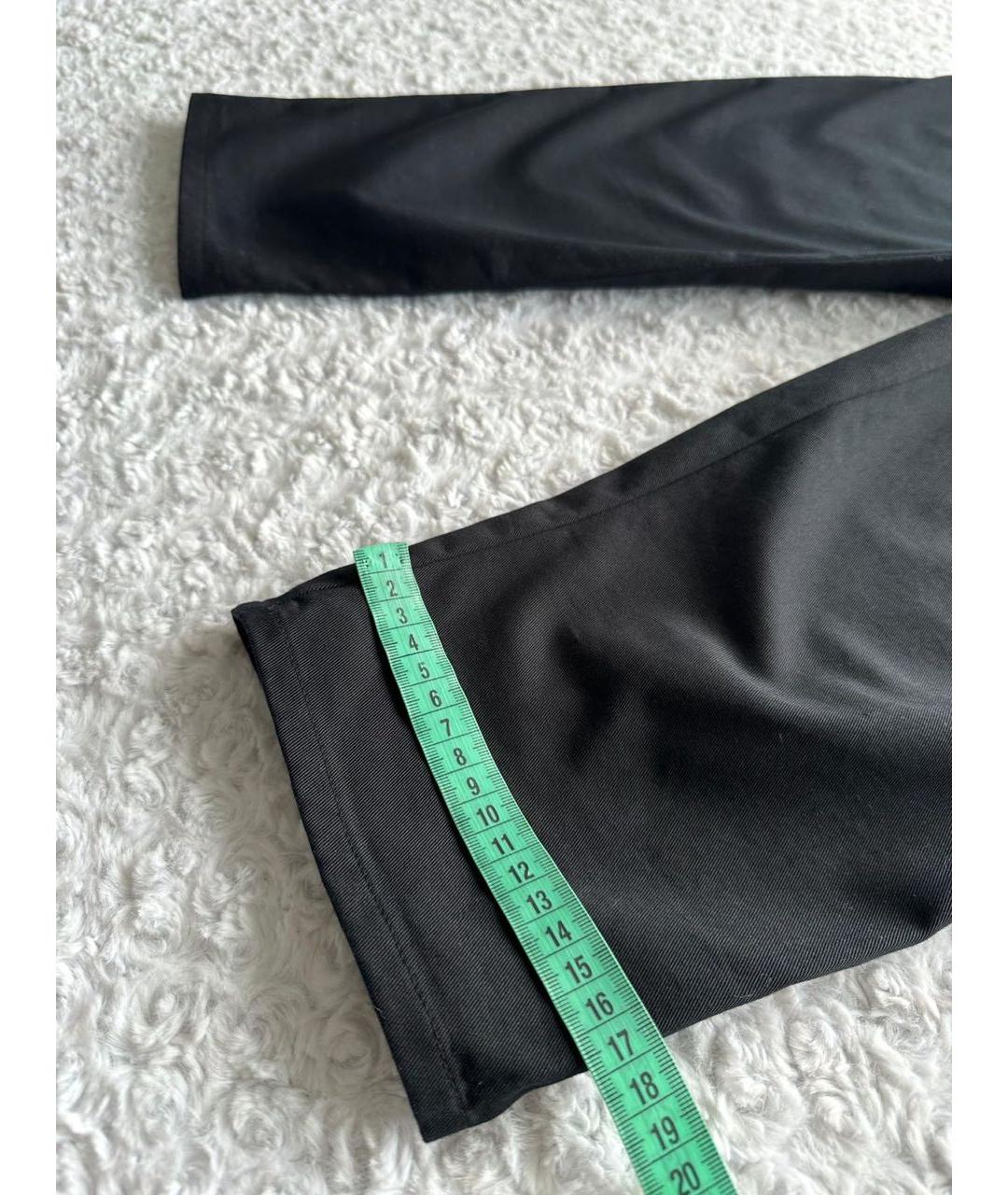 GIVENCHY Черные хлопковые брюки широкие, фото 7