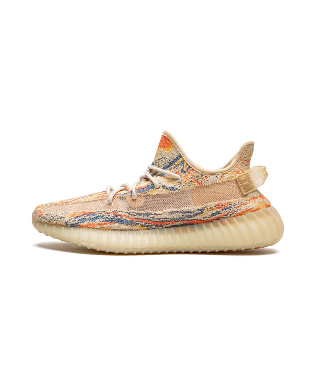 ADIDAS YEEZY Желтые текстильные низкие кроссовки / кеды, фото 10