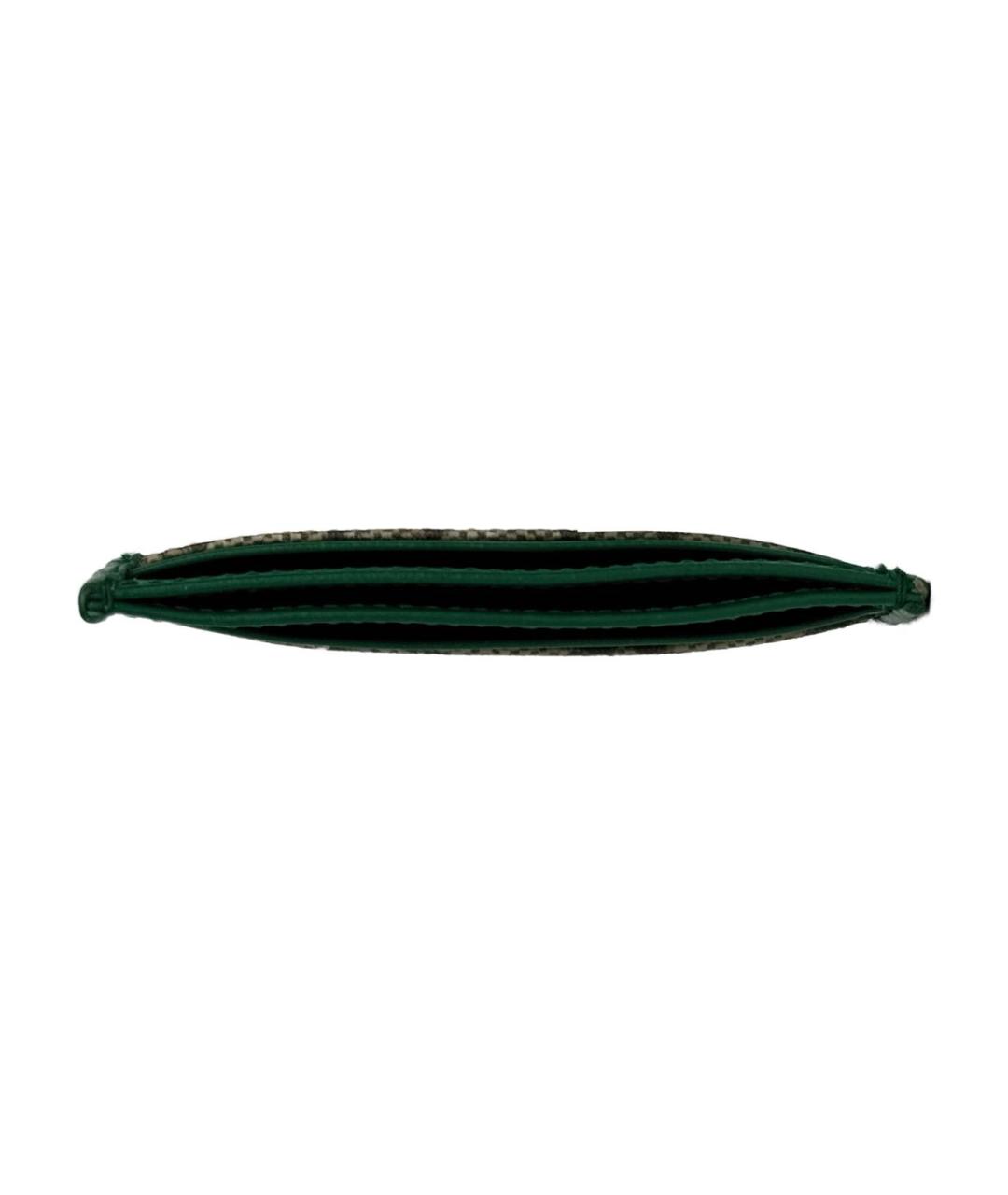 GUCCI Зеленый кожаный кардхолдер, фото 6