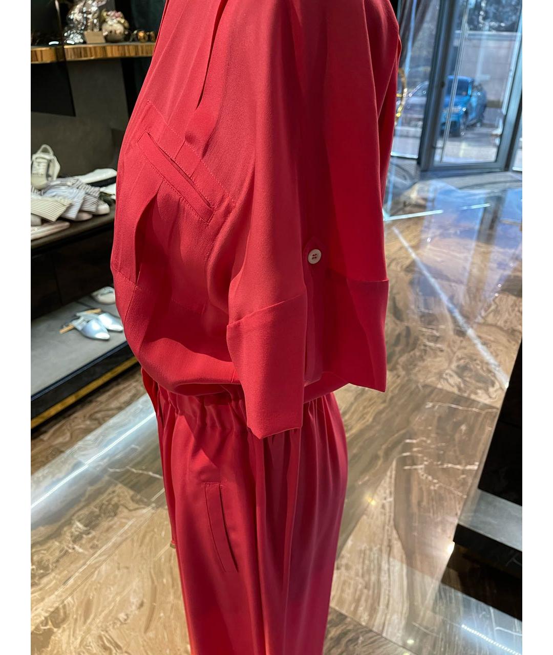 KITON Розовое шелковое платье, фото 4