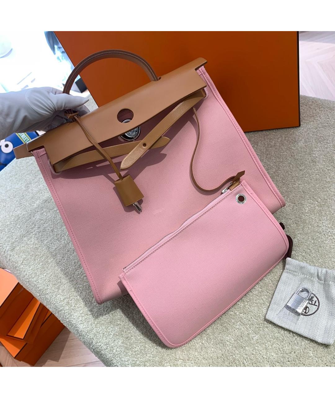 HERMES PRE-OWNED Розовая сумка через плечо, фото 9