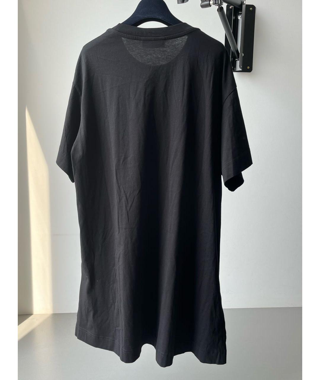 DIESEL Черное хлопковое повседневное платье, фото 2