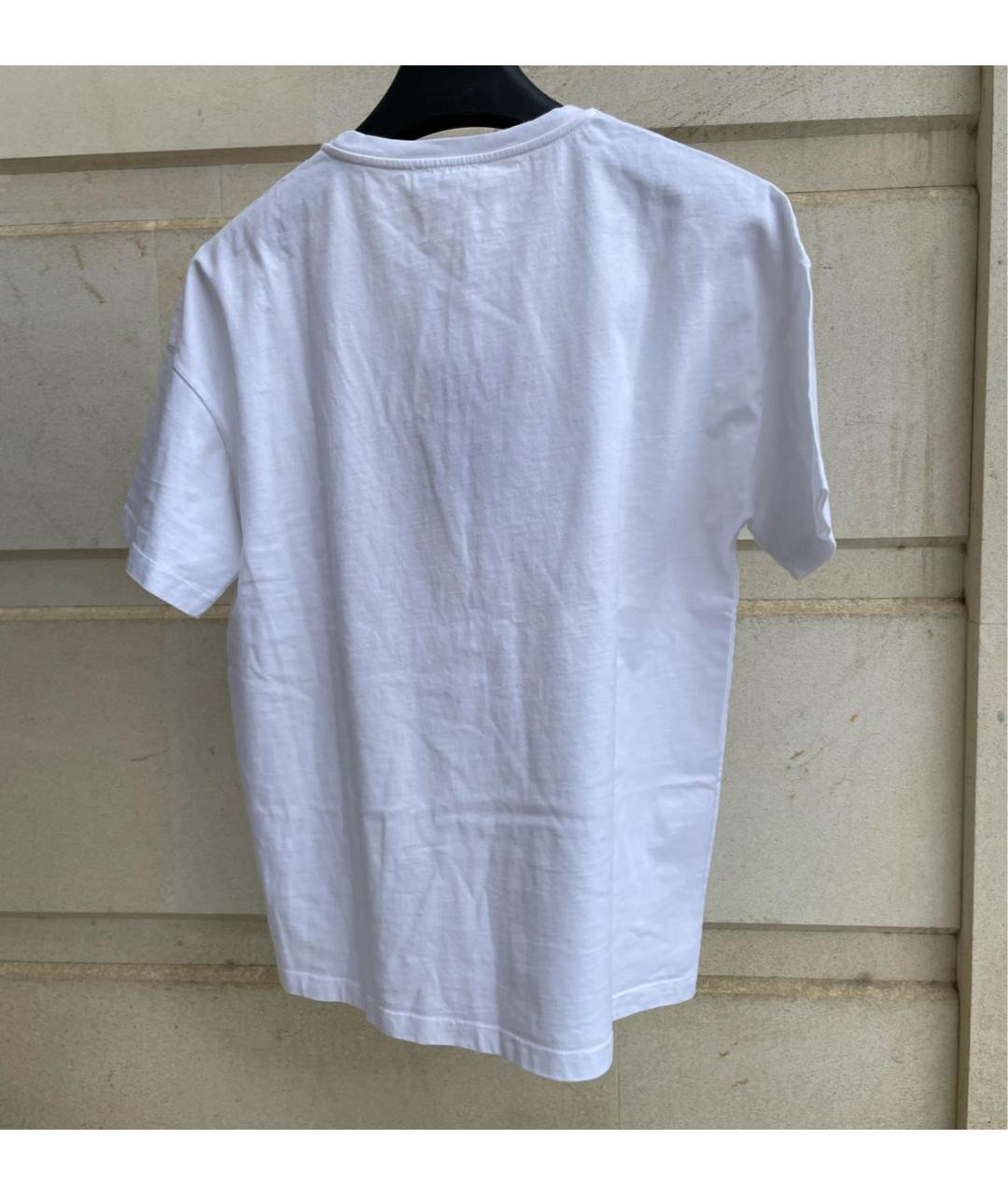 ETRO Белая хлопковая футболка, фото 4