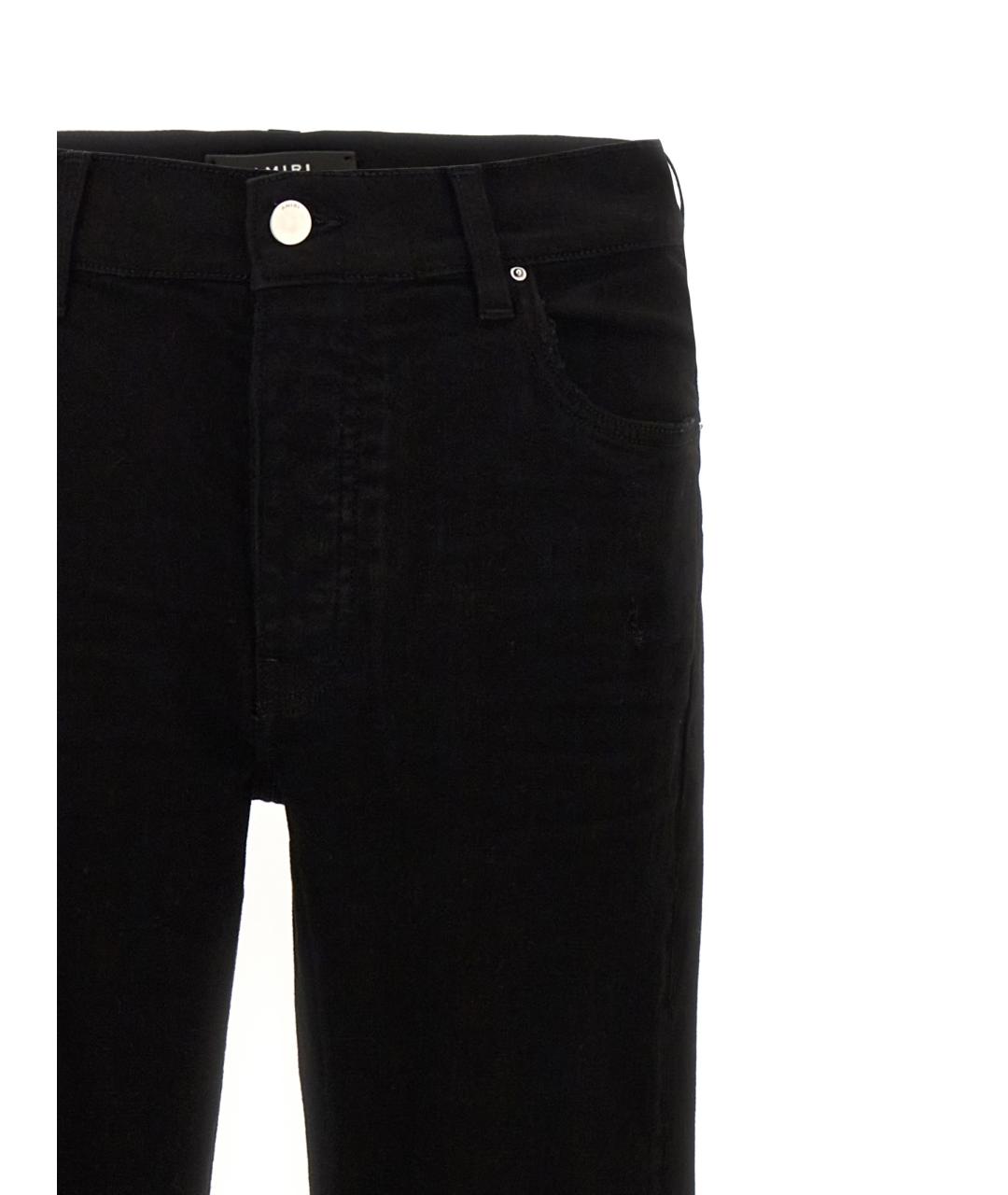 AMIRI Черные хлопковые прямые джинсы, фото 3