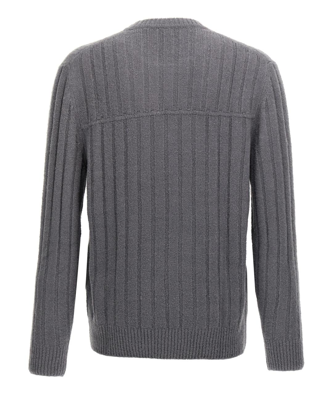 BRIONI Серый кашемировый джемпер / свитер, фото 2